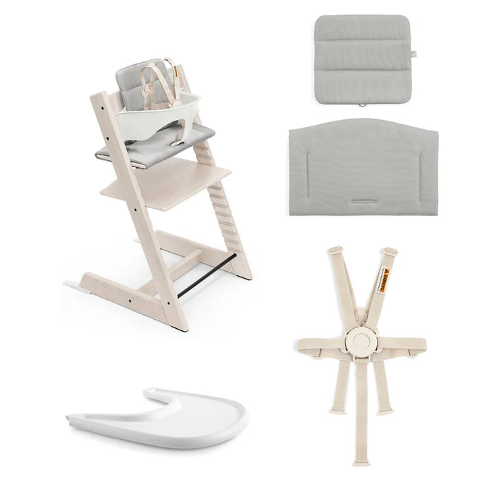 Stokke Tripp Trapp 2 Complete Whitewash/Anthracite Grey
