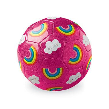 Crocodile Creek Size 2 Glitter Soccer - Rainbow