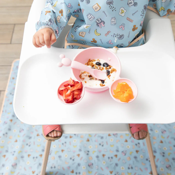 Bumkins Splat Mat - Mickey + Minnie Sunny Side Up