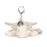Jellycat Snow Dragon Bag Charm