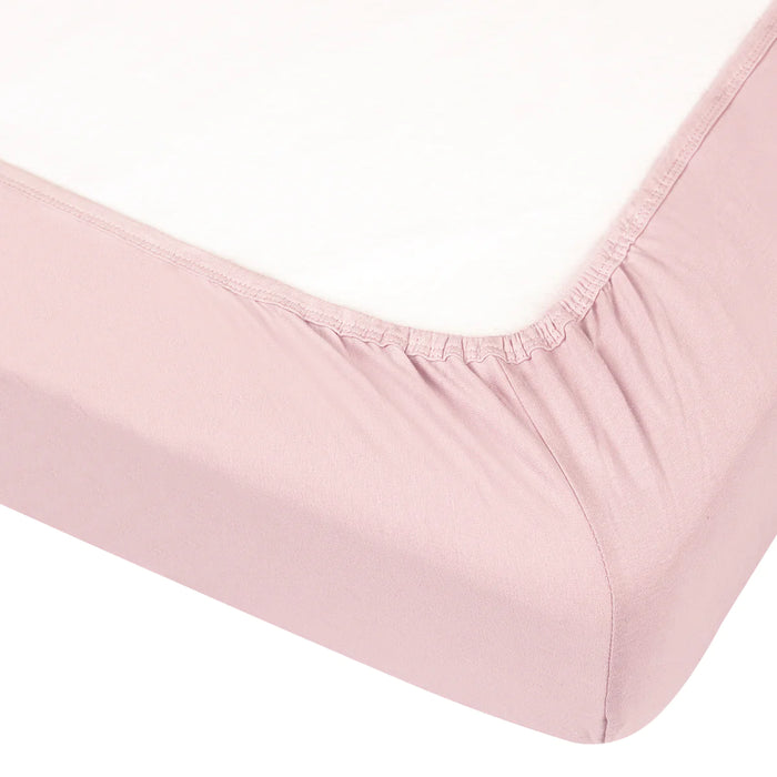 Kushies Crib Sheet Organic Jersey Pink