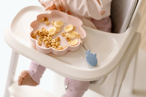 Loulou Lollipop Born to be Wild Silicone Snack Plate - Seashell