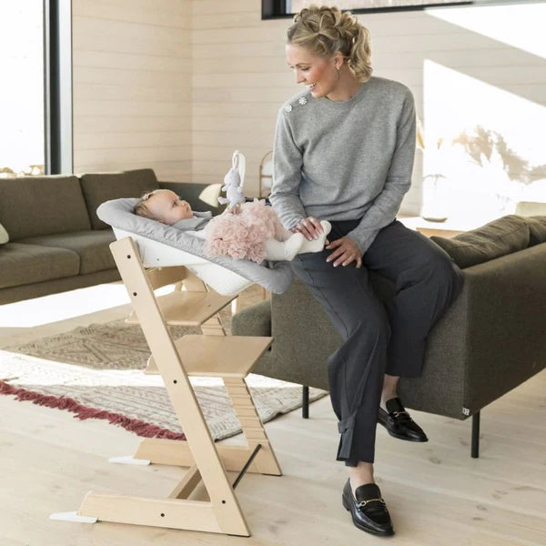 stokke chair natural Stokke Tripp Trapp 2 High Chair Natural With Newborn Set — CanaBee Baby