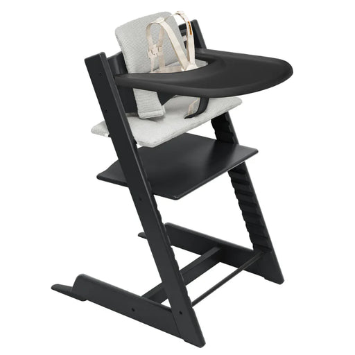 Stokke Tripp Trapp 2 Complete + Newborn Set - Black/Nordic Grey