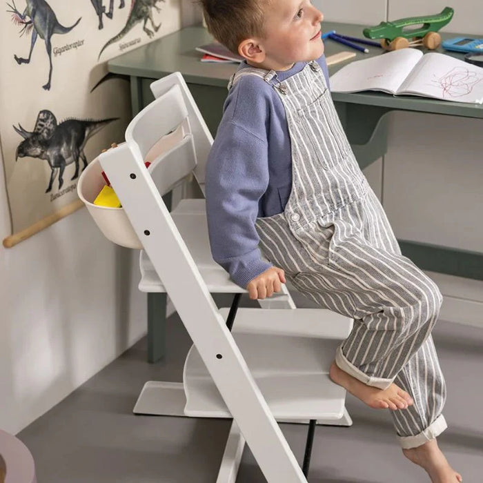 Stokke Tripp Trapp 2 High Chair - White Newborn Grey Set