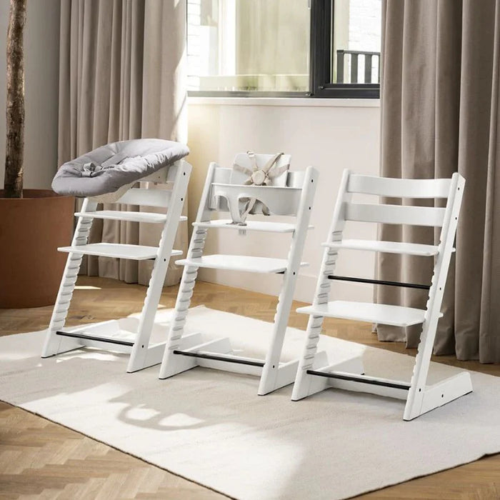 Stokke Tripp Trapp 2 High Chair - White Newborn Grey Set