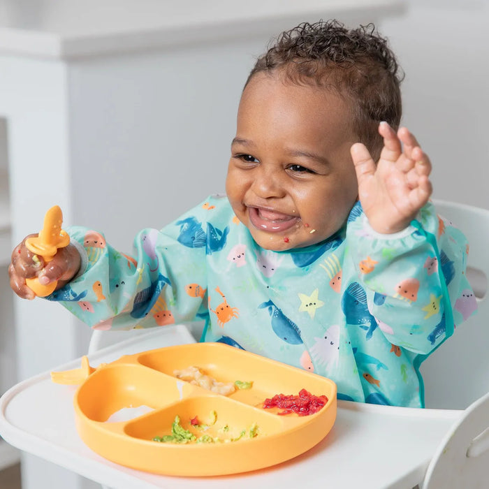 Bumkins Sleeved Bib - Ocean Life