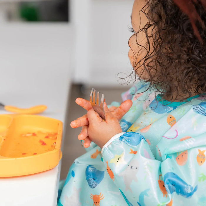 Bumkins Sleeved Bib - Ocean Life