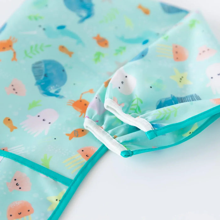 Bumkins Sleeved Bib - Ocean Life