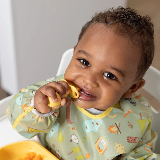 Bumkins Sleeved Bib - Camp Gear BK3092