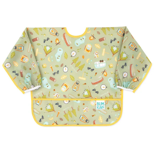 Bumkins Sleeved Bib - Camp Gear BK3092