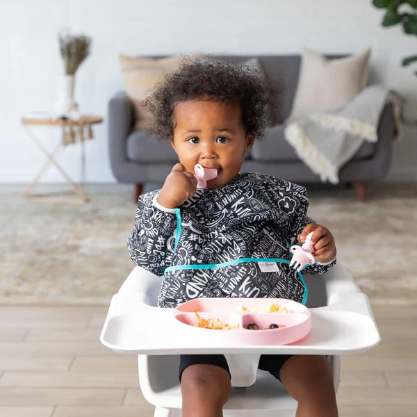 Bumkins Sleeved Bib - Be Kind