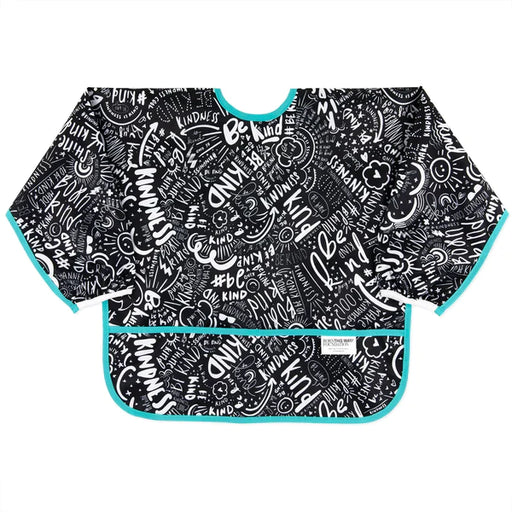Bumkins Sleeved Bib - Be Kind