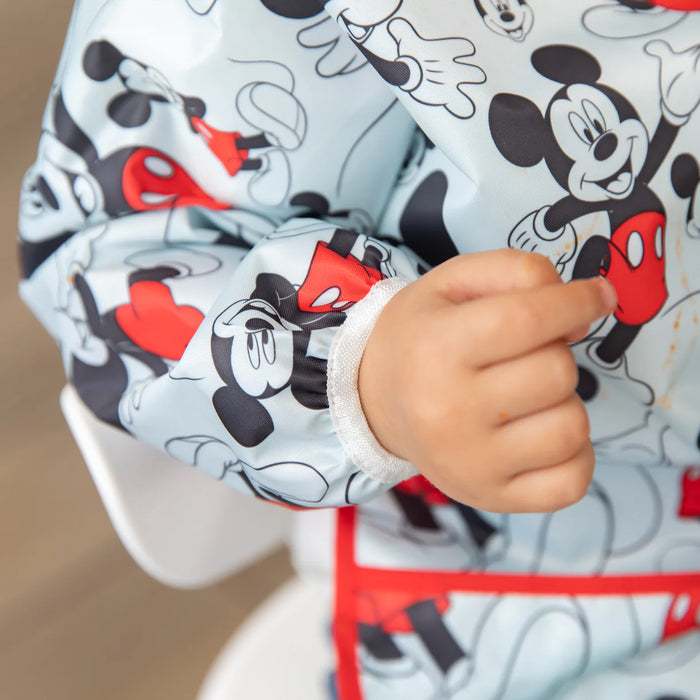 Bumkins Sleeved Bib - Disney Mickey Mouse