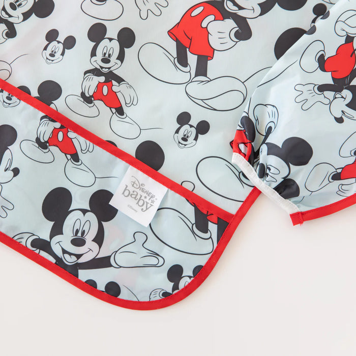 Bumkins Sleeved Bib - Disney Mickey Mouse
