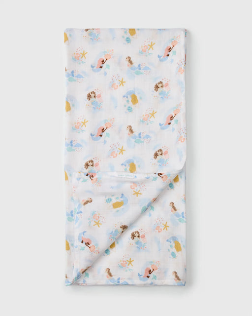 Loulou Lollipop Muslin Swaddle - Mermaids