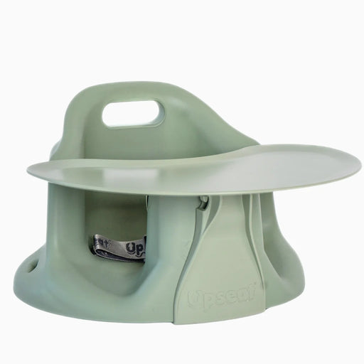 Upseat Baby Floor and Booster Seat with Tray - Sage