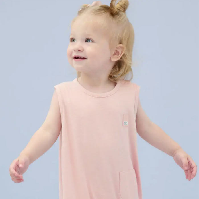 Nest Designs Sleeveless Romper - Rose Smoke