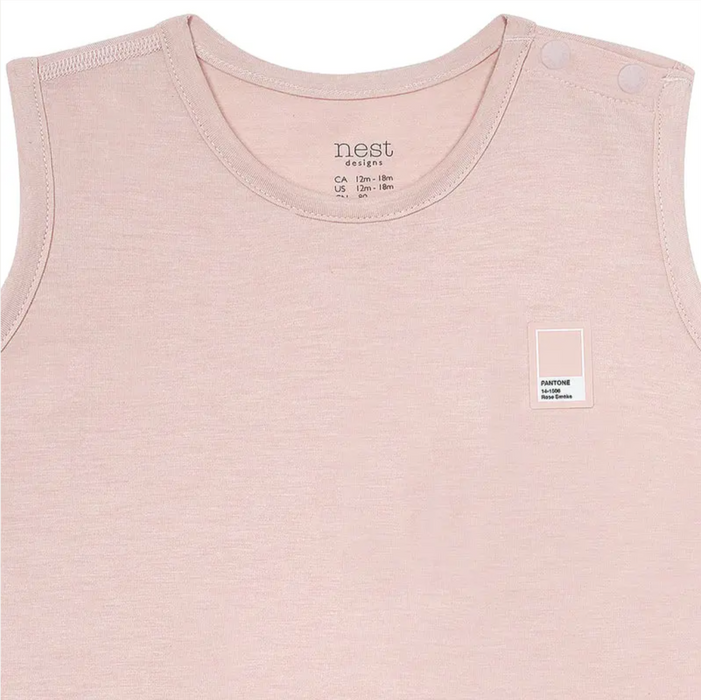 Nest Designs Sleeveless Romper - Rose Smoke