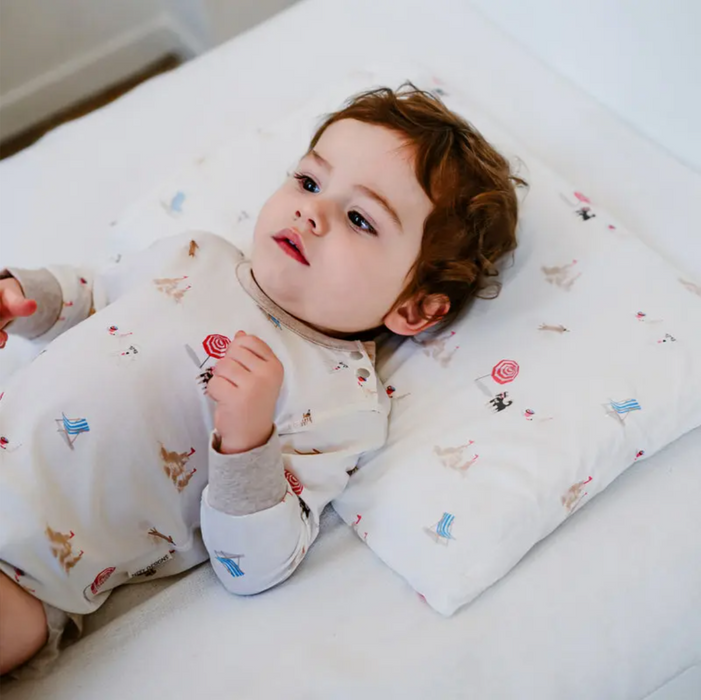 Nest Designs Foam Pilliow w/ Pillow Case - Beach Daze Small