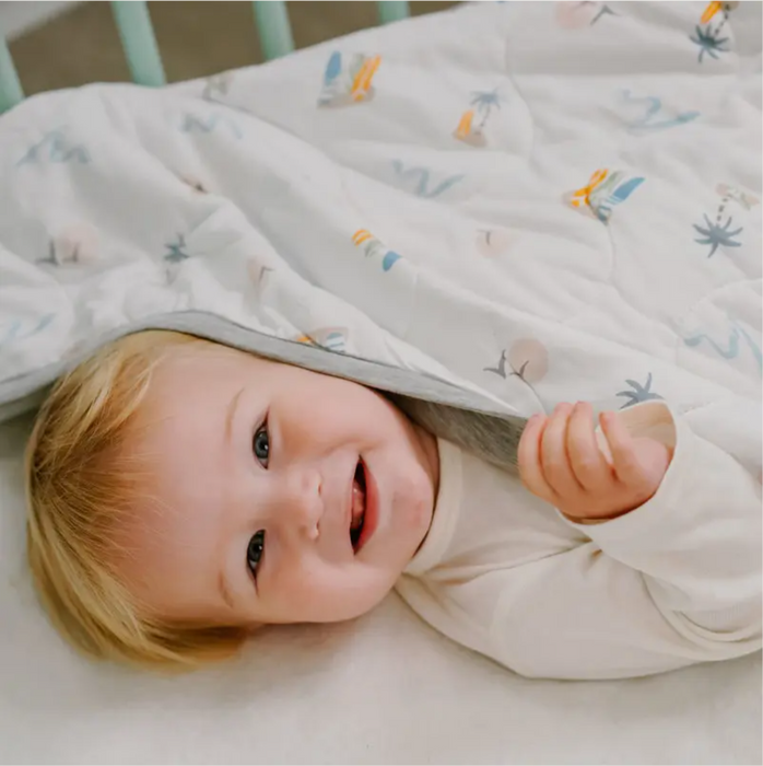 Nest Designs Small Cozy Blanket - Pastel Waves