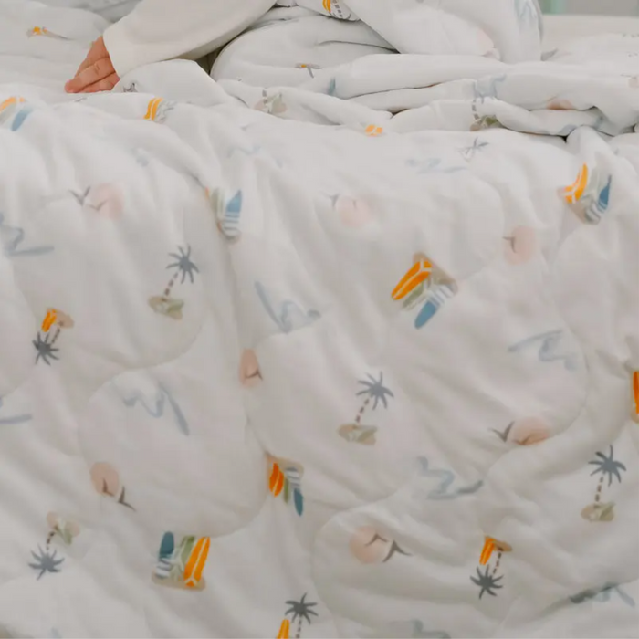 Nest Designs Small Cozy Blanket - Pastel Waves