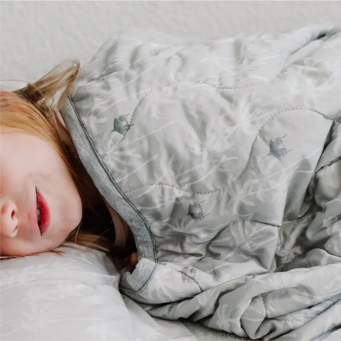 Nest Designs Medium Cozy Blanket - Keep Palm & Carry on