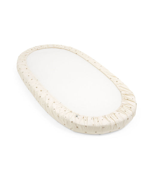 Stokke Sleepi V3 Bed Fitted Sheet - Flower Ecru