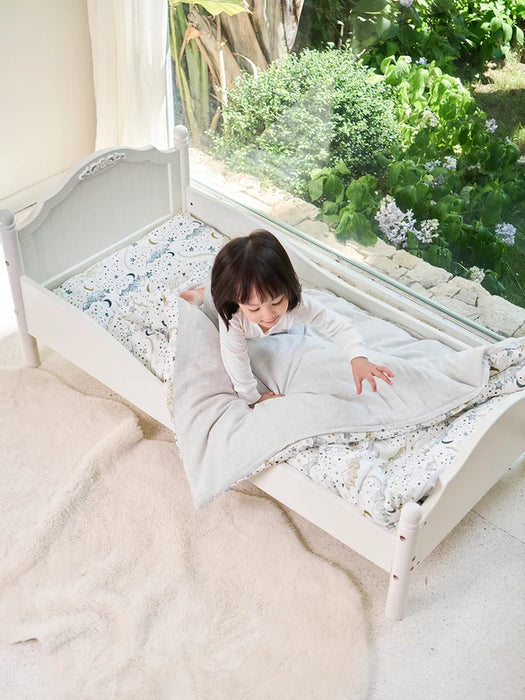 Nest Designs Toddler Nap Mat With Pillow - Stars White