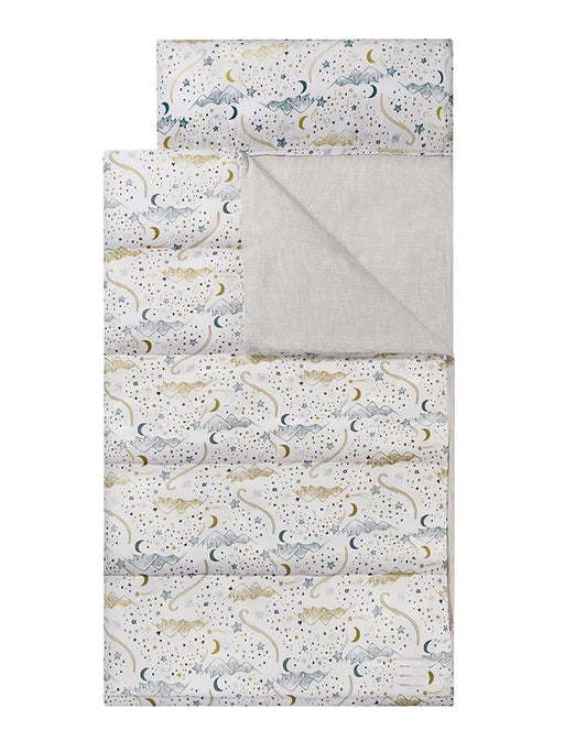 Nest Designs Toddler Nap Mat With Pillow - Stars White
