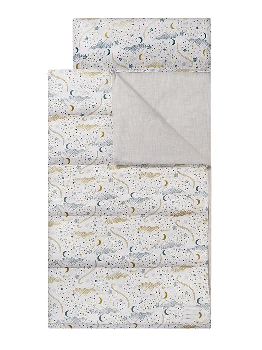 Nest Designs Toddler Nap Mat With Pillow - Stars White