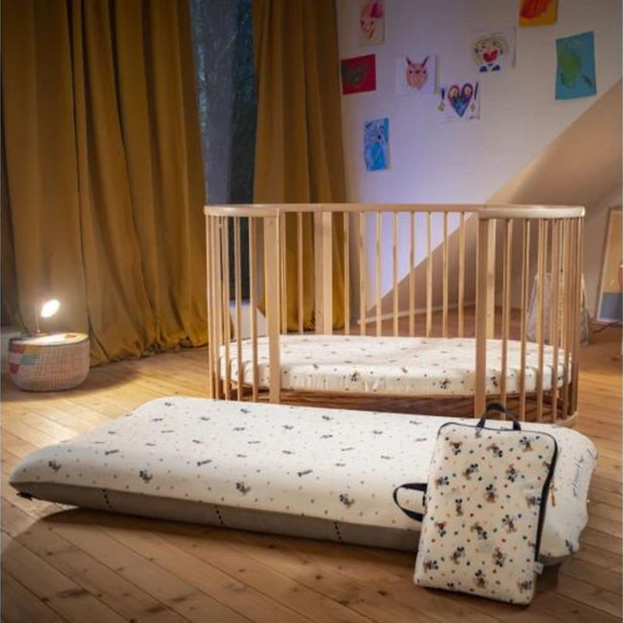 Stokke Sleepi V3 Bed Fitted Sheet - Mickey Celebration