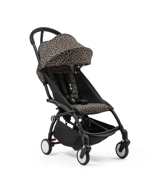 Stokke Yoyo3 6+ Complete Stroller - Black/Leopard