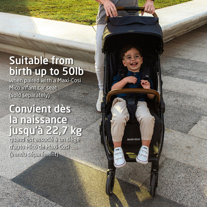 Maxi Cosi Eva Compact Stroller - Designer Black