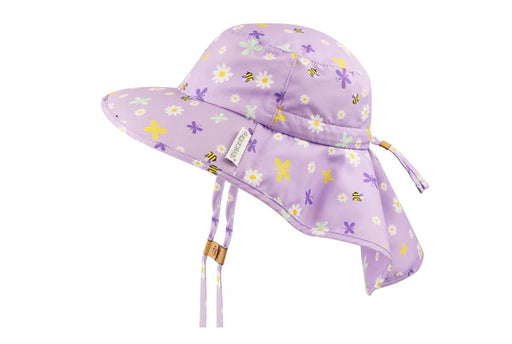 Flapjack Sun Hat w/ Neck Cape - Daisy