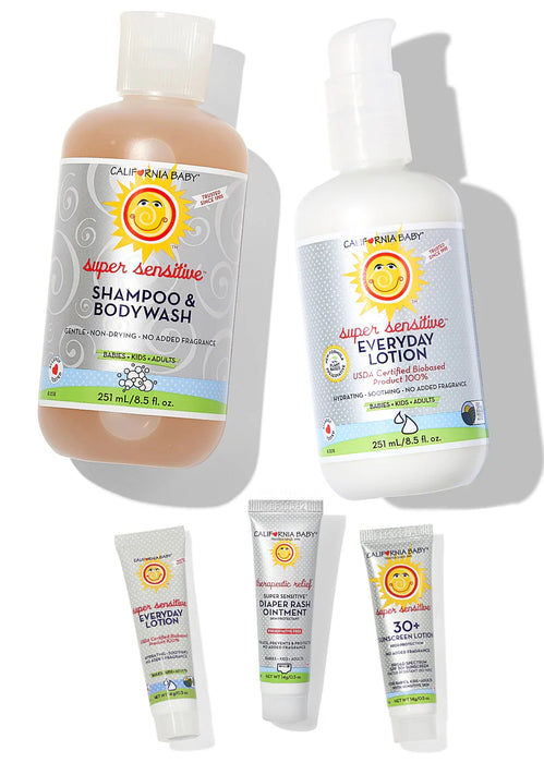 California Baby (No Fragrance) Super Sensitive Newborn Tote