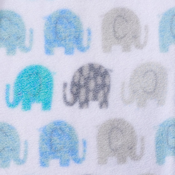 Halo Sleepsack Micro Fleece 1.0T - Blue Elephants