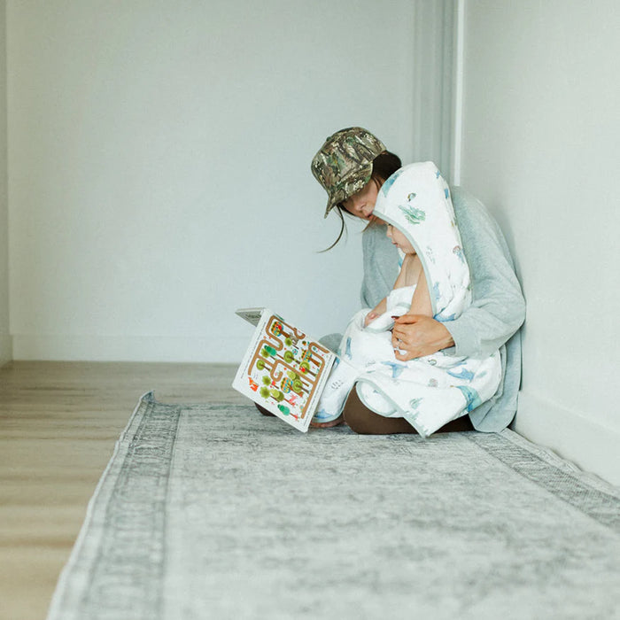 Little Unicorn Toddler Hooded Towel - Whales