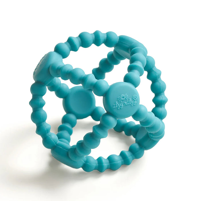 Itzy Ritzy Bitzy Teether Ball Teal