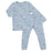 Coccoli Long Sleeve Modal Pyjama - Vehicles On Blue