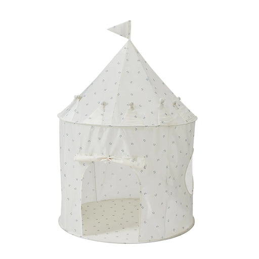 3 Sprouts Recycled Fabric Play Tent - Blueberry Ivory