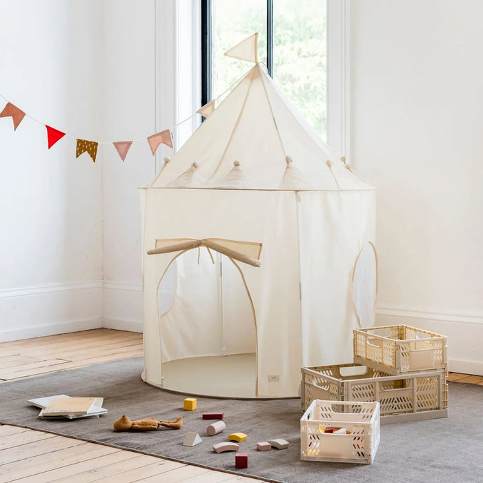 3 Sprouts Recycled Fabric Play Tent - Cream