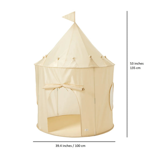 3 Sprouts Recycled Fabric Play Tent - Cream