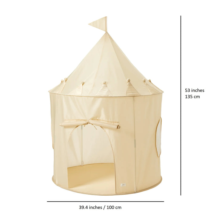 3 Sprouts Recycled Fabric Play Tent - Cream