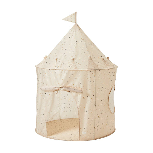 3 Sprouts Recycled Fabric Play Tent - Terrazzo Beige