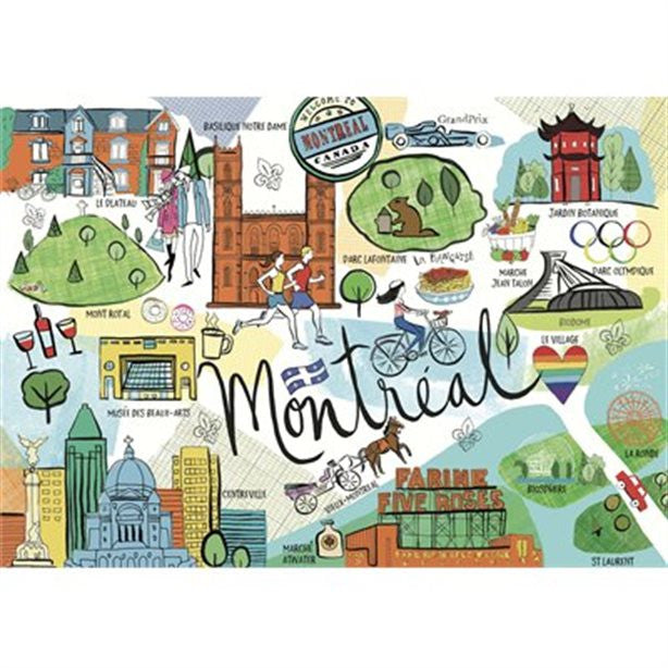 Trefl Puzzle 1000pcs - Montreal