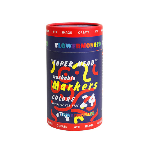 Flower Monaco Washable Markers - 24 Colours