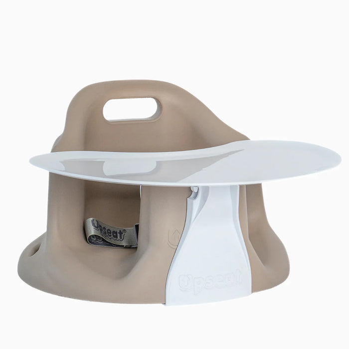 Upseat Baby Floor and Booster Seat with Tray - Taupe