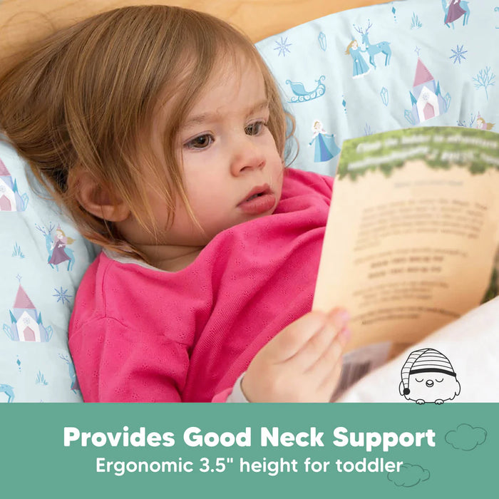 KeaBabies Standard Toddler Pillow - Enchanted Frost
