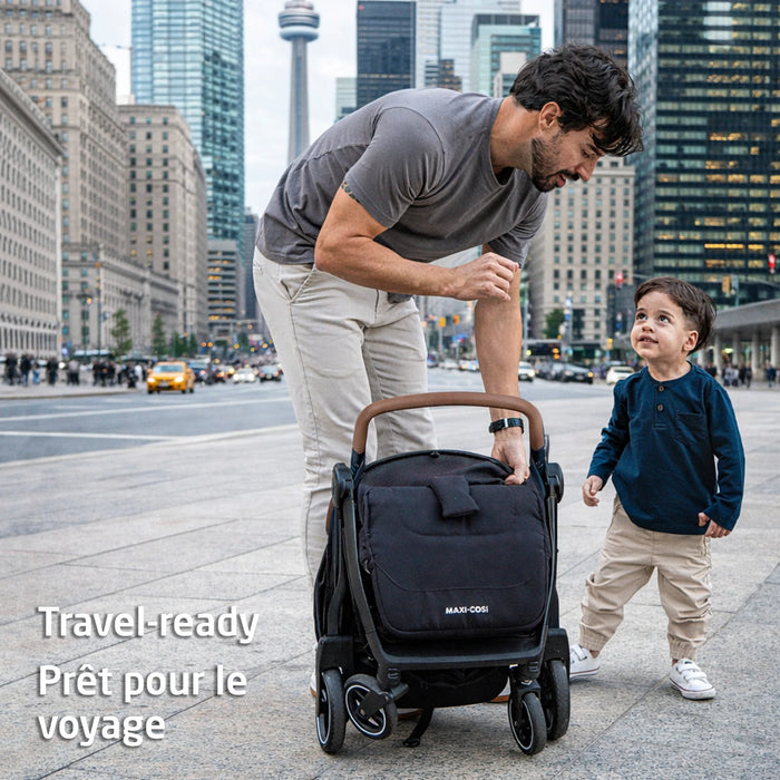 Maxi Cosi Eva Compact Stroller - Designer Black